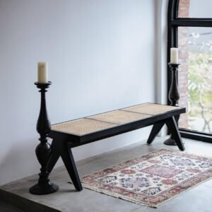 Handcrafted Jute Bench – Natural Elegance with Durable Comfort